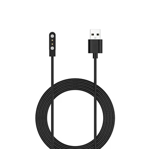 Câble de charge magnétique noir 60/100 cm pièce pour montre intelligente K10/K11 - Photo 1 sur 9