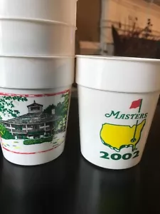 2002 Official Masters Golf Plastic Drink Cup Collectible Augusta - Picture 1 of 1