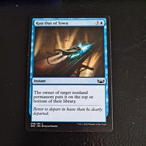Magic The Gathering Cards MTG Run out of Time Lucas Staniec 058/281