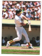 Jose Canseco 1990 The Colla MLB Traded Card #2 of 12 LA