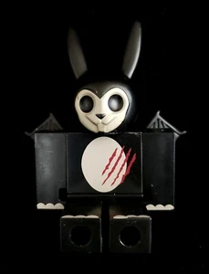 RARE Roblox Zombunny Zombie Bunny Action Figure Hunted 3.5" With Wings Series 6 - Picture 1 of 2