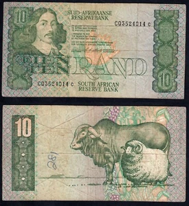 South Africa 10 Rands banknote "Jan van Riebeeck" 1981-89. VG Condition!! - Picture 1 of 1