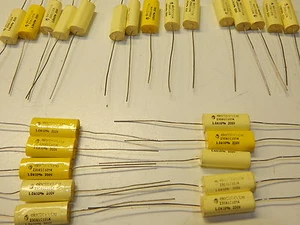 1UF 1MFD 200V POLY AUDIO CAPACITORS SEALED POLYESTER - YOU GET 25 PIECES - Picture 1 of 1