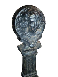 Antiker Kamin Andirons Jenny Lind Vintage Firedogs - Bild 1 von 4