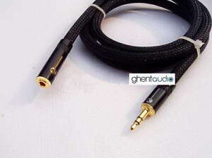 D03 (0.5m 1.5ft) ---3.5mm Jack Stereo male to Female OFC Audio Extension Cable