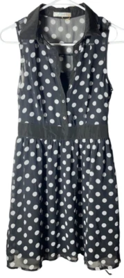 Vestido Freebird Mujer Sin Mangas 3/4 Botones Lunares, Talla Pequeña (S) Foto 1 de 4