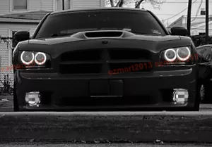 LED 4 halo ring for Dodge Charger 2006-2010 headlight Demon angel eye DRL lamp - Picture 1 of 37