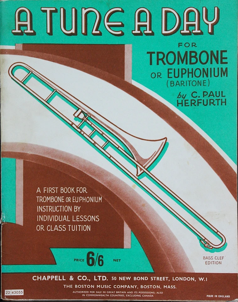A Tune A Day for Tromboneor Euphonium (baritone) - Image 1 of 1