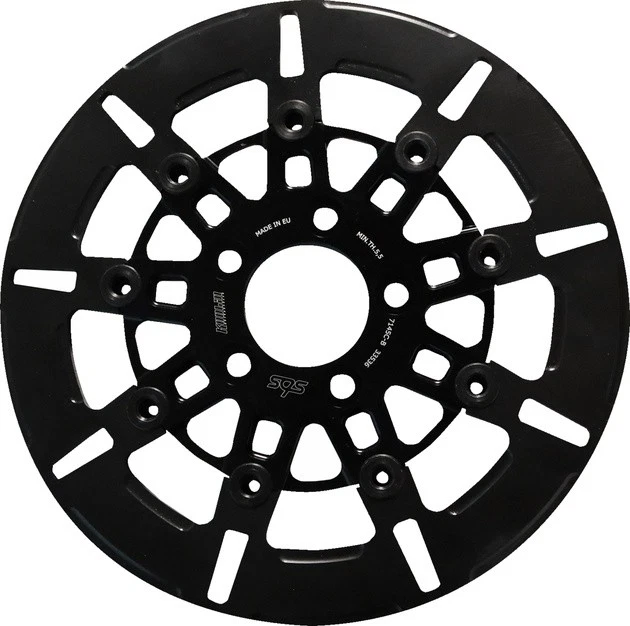 SBS 9-Spoke Brake Rotor Design C Rear Black 7145C-B Harley Davidson Dyna/Softail Foto 1 de 1