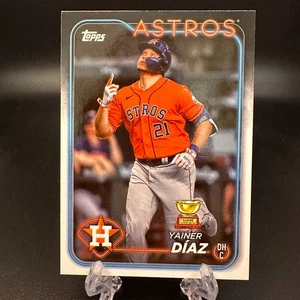 2024 Topps Series 1 Yainer Diaz #77 Houston Astros - Picture 1 of 2