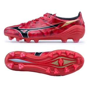 Mizuno Alpha II MD JP P1GA256060 Red Mens Football Cleats Soccer Boots - Picture 1 of 8