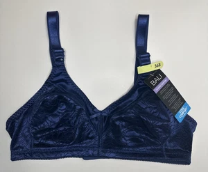 Sujetador Bali para mujer doble soporte cierre spa sin aros DF3372 azul marino 36B NUEVO - Imagen 1 de 8