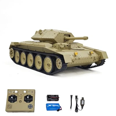 Tanque de batalla militar CoolBank Crusader MK III 2,4 G RTR de 360 ° de stock de EE. UU. torreta Foto 1 de 4
