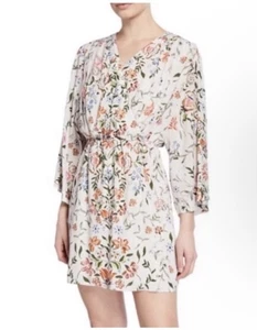 LAIA Floral Botanical Print Dolman Boho Dress Sz 14 *NWT* - Picture 1 of 14
