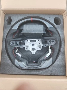  GMC Sierra Carbon Fiber Steering Wheel  (2019-2024) WITH HEATING - Picture 1 of 4