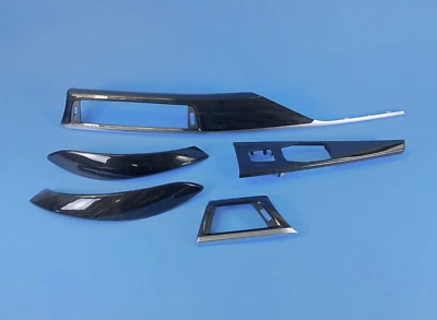 14-19 BMW F33 428I 435I 440 CONVERTIBLE CENTER CONSOLE DASH WOOD TRIM ANTHRACITE - Image 1 of 4