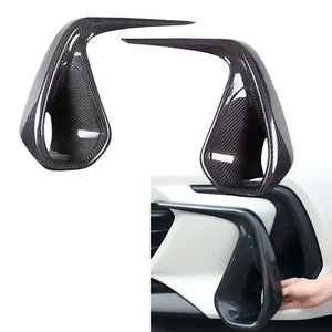 Carbon Fiber Front Bumper Side Air Vent Outlet Trim Frame For Subaru BRZ 2022-23 - Picture 1 of 6