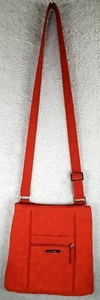 Vera Bradley rote Tomate Hipster Medium Umhängetasche/Geldbörse Muster nicht mehr produziert 11x11 - Bild 1 von 14