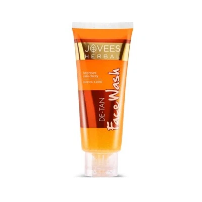 Jovees Herbal De-Tan Face Wash | For Women/Men 120 ml Free Shipping Worldwide - Image 1 of 4