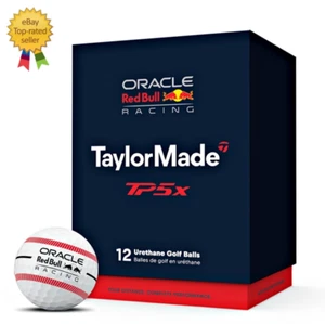 Pelota de golf TaylorMade x Oracle Red Bull Racing TP5x a rayas 1 docena 🔸Seguimiento🔸 - Imagen 1 de 9