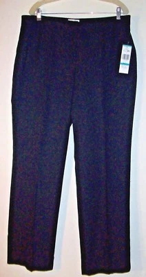 NWT Ladies 16 ~ Le Suit ~ Exceptional Black Career DRESS PANTS 38 x 32 Free Ship - Image 1 of 4