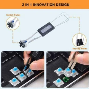 Teclado mecánico Interruptor Extractor de teclas Extractor de tapas de teclas Hágalo usted mismo Herramientas Lo último~ - Imagen 1 de 11