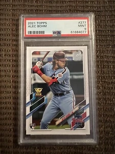 2021 Topps Alec Bohm #277 Rookie PSA 9 MINT Phillies - Picture 1 of 2