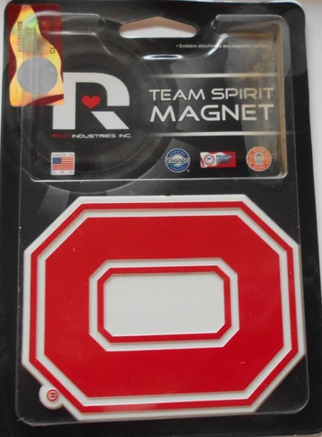 Ohio State Buckeyes Team Spirit Magnet. 3-3/4" x 3"   #589 Cover