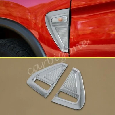 Chrome Side Turn Light Cover Trims For Mitsubishi Outlander Sport 2020-2024 Part Foto 1 de 4