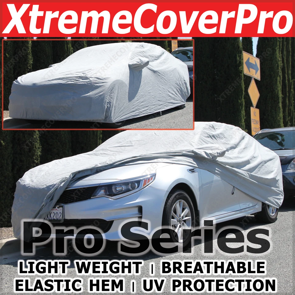 BREATHABLE CAR COVER W/MIRRORPOCKET FOR 2019 2018 2017 2016 2015 2014 KIA K900 - Image 1 of 4