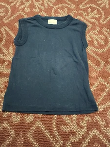 Vintage 1990s Flying Colors Sleeveless Shirt - Kids / Youth Size 5-6 - Black - Picture 1 of 6