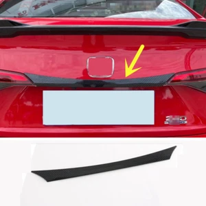 For Honda Civic Sedan 2022-2023 Carbon fiber look REAR TRUNK COVER TRIM TAILGATE - Picture 1 of 5