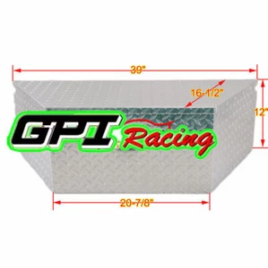 39"×16.5"×12" Aluminum Trailer Tongue Tool Box Truck Bed Underbody Storage +Lock - Picture 1 of 10