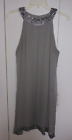 SOYACONCEPT LADIES SLEEVELESS CRINKLY SEMI-SHEER LINED DRESS-L-BARELY WORN
