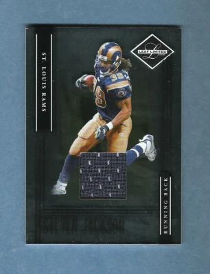 Camiseta deportiva Steven Jackson 2006 Leaf Limited #24/50 St Louis Rams JM Foto 1 de 2