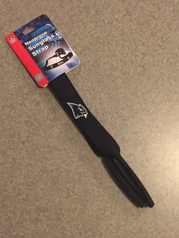 NFL Carolina Panthers Neoprene Sunglasses Eye Glass Holder/Strap New Cover
