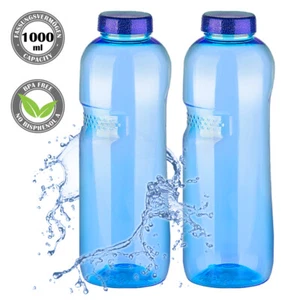 2 pezzi bottiglia Tritan 1000 ml bottiglia libera BPA sport acqua bevanda kavo 1,0 L - Foto 1 di 5