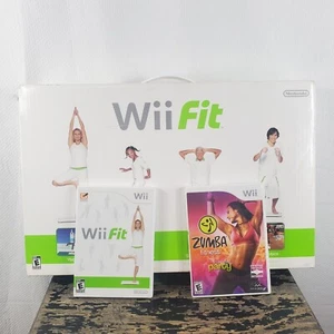 PROBADO Nintendo Wii Fit Fit Fit Juego Paquete Lote con Tabla de Equilibrio y 2 Juegos Usado en Excelente Condición - Imagen 1 de 11