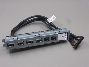 Front IO Blende Panel 4x USB LED Audio Dell Optiplex 790 990 DT Desktop 519T8 - Bild 1 von 3
