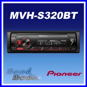 Pioneer MVH-S320BT Bluetooth Mechless MP3 Digital Car Stereo with RDS Tuner  - Picture 1 of 1