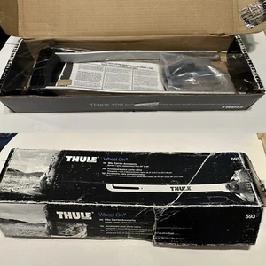 1 - Portapacchi da tetto Thule portabici ruota anteriore 593 ferramenta di montaggio - Foto 1 di 6