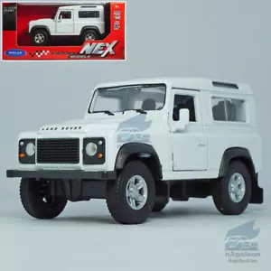 1:43 Land Rover Defender Model Car Diecast Toy Vehicle Collection Kid Gift White - Picture 1 of 12