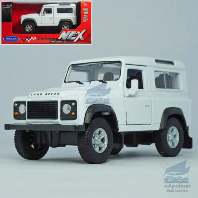 1:43 Land Rover Defender Modelo Coche Diecast Vehículo de Juguete Colección Niño Regalo Blanco Foto 1 de 4