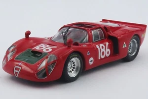 BEST MODEL BEST9422/2 1/43 Alfa Romeo 33.2 Targa Florio 1968 #186 Model Car - Picture 1 of 6
