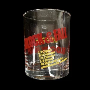 Block & Fall Bloody Mary Recipe Glass Old Fashioned Low Ball Rocks Cocktail - Picture 1 of 8