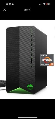 HP Pavilion TG01-2260XT (256GB SSD Intel Core i5-11400 2.6GHz 8GB RAM) Gaming PC - Image 1 of 3