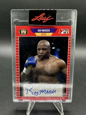 Ray Mercer 2021 Leaf Pro Set AUTO Autograph Encased - Image 1 of 2