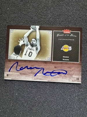06 Fleer Greats Of The Game Auto - Image 1 of 2