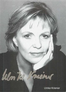 Ulrike Kriener - Original signierte Autogrammkarte - Schauspielerin - Picture 1 of 2