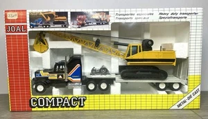 Joal Heavy Duty Transporter #323 Tractor Trailer + 225 Digging Crane 1/50 Scale - Picture 1 of 24
